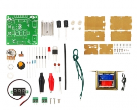 DIY Kit LM317 Adjustable Voltage Regulator With LED Meter
